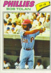 1977 Topps Baseball Cards      188     Bob Tolan